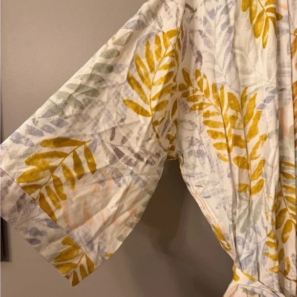 Cost Plus World Market Floral Pajama Dress and Matching Robe L/XL - Picture 7 of 8